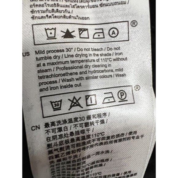 New Maje Size 40 Eyelet Cotton-gabardine Black Mini Skirt Going Out Streetwear - Picture 9 of 12